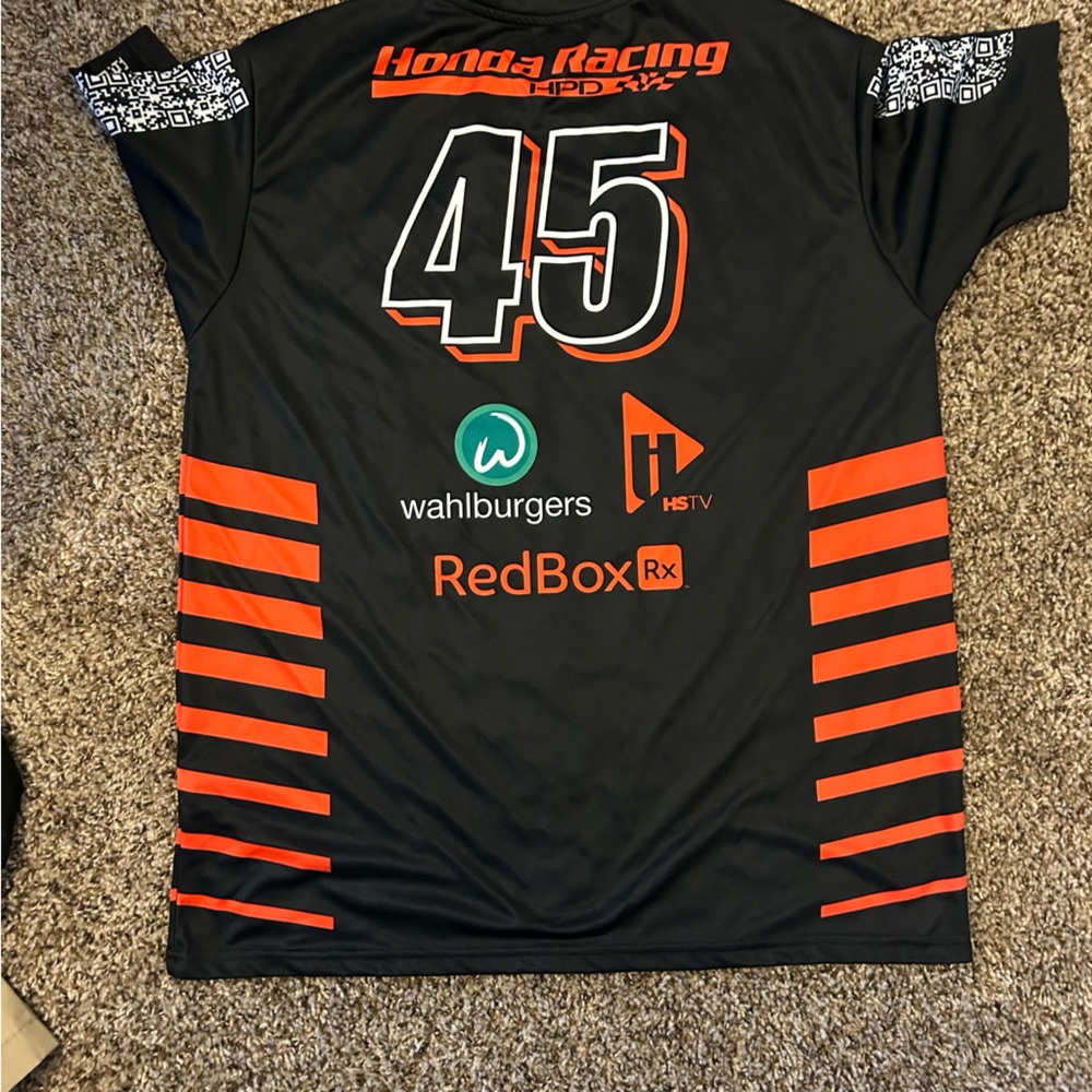 Hyvee Honda racing #45 Sponsor Jersey